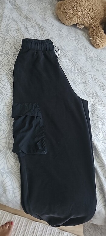 34 Beden siyah Renk OYSHO SİYAH KARGO jogger Pantalon