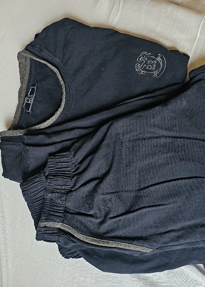 DS DAMAT LACIVERT ERKEK PIJAMA TAKIMI - Görsel 3