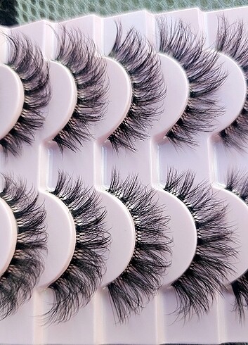 Doğal İpek takma kirpik - Görsel 5