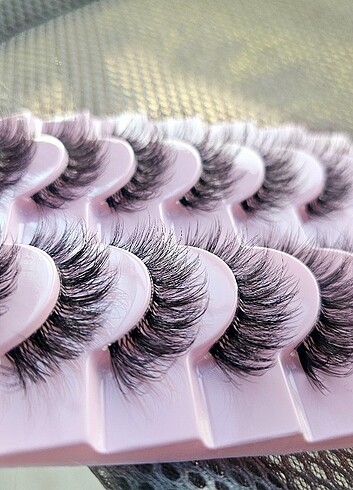 Doğal İpek takma kirpik - Görsel 6