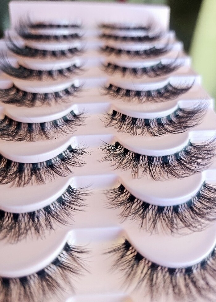 Doğal İpek takma kirpik - Görsel 3