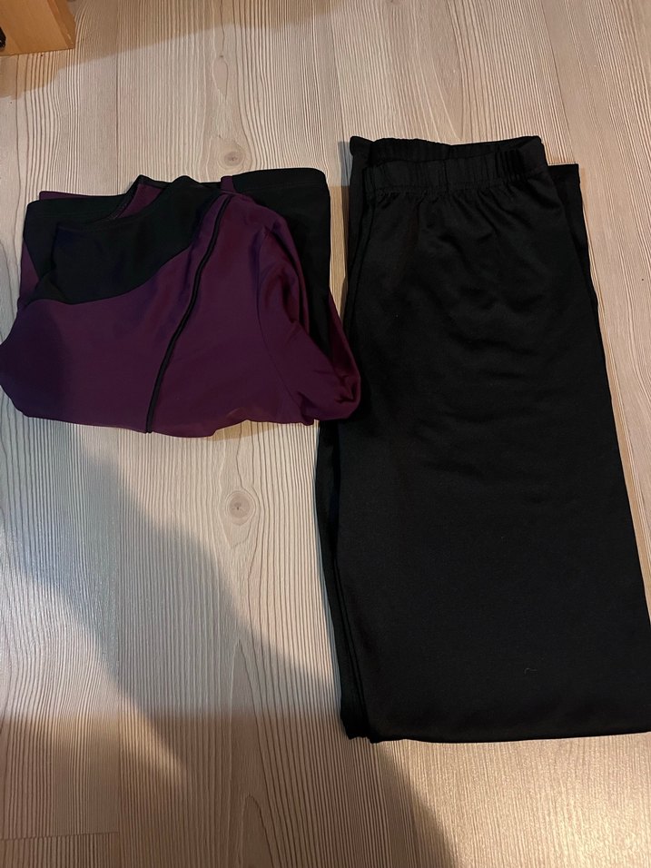 Uzun Kollu Mor Siyah Gotik Kadın haşema - Görsel 4