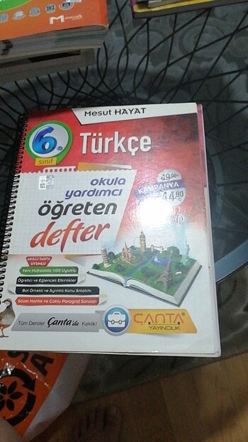 6. Sınıf türkçe öğreten defter