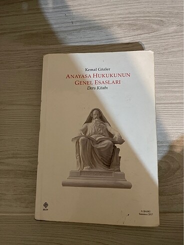 Anayasa Hukukunun Genel Esasları Ders Kitabı Kemal Gözler
