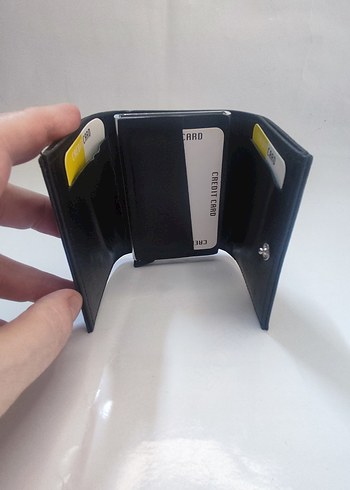 Diğer Fermuarlı Siyah Armani Erkek Cüzdanı