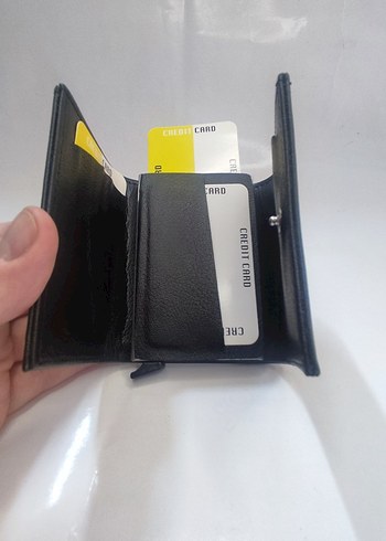 Beden Fermuarlı Siyah Armani Erkek Cüzdanı