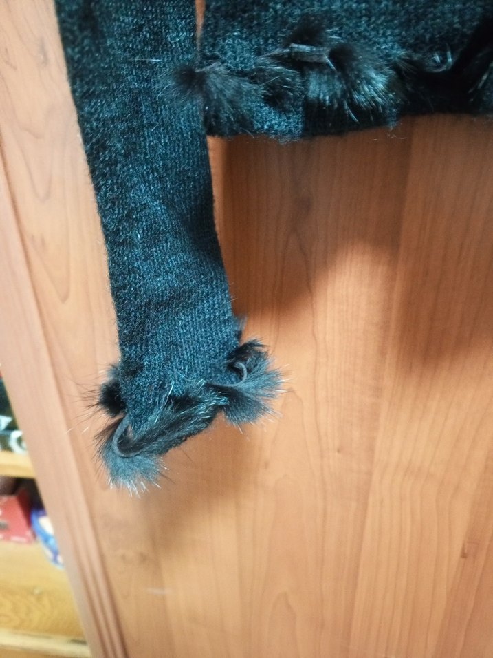 Siyah Uzun Kollu Kazak - Görsel 3