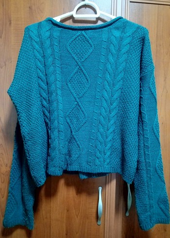 Saç Örgülü Kadın Kazak - Görsel 4