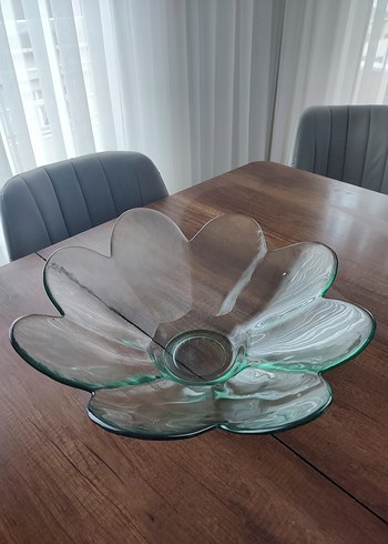 Koyu Yeşil Çağdaş Cam Kase - Görsel 2