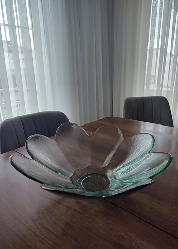 Koyu Yeşil Çağdaş Cam Kase - Görsel 5