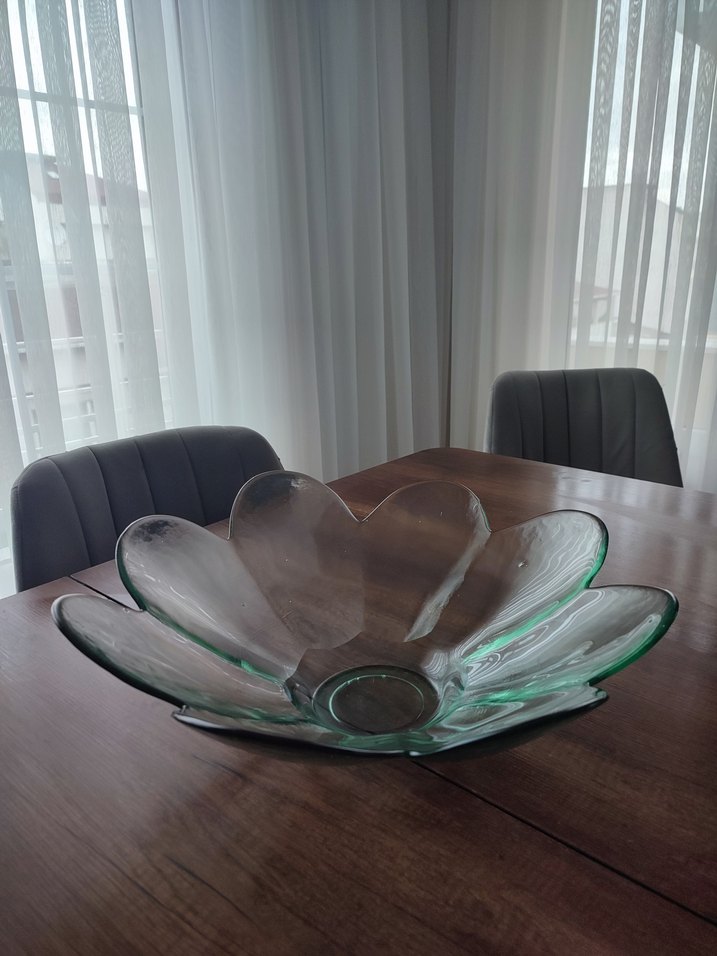 Koyu Yeşil Çağdaş Cam Kase - Görsel 5