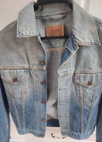 Düğmeli Mavi Denim Kadın Ceket - Görsel 3