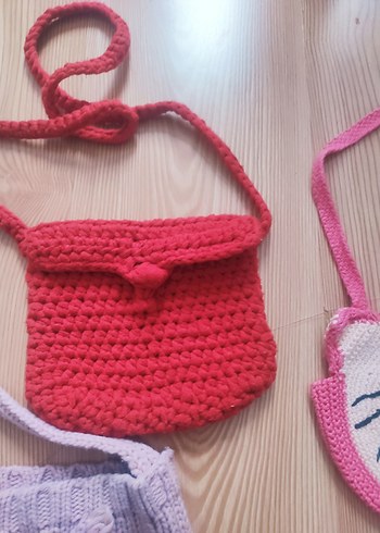 Renkli Nakışlı Örgü Bohem Kız Çantaları - Görsel 3