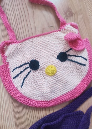 Renkli Nakışlı Örgü Bohem Kız Çantaları - Görsel 4