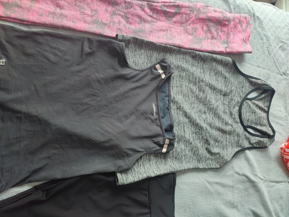 Gri Straplez Midi Spor Elbise - Görsel 5