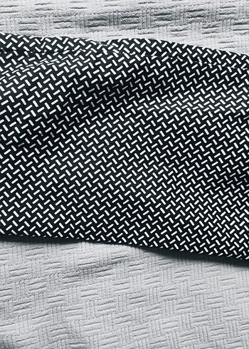 Gri Pilili Kadın Kumaş Pantolon - Görsel 4