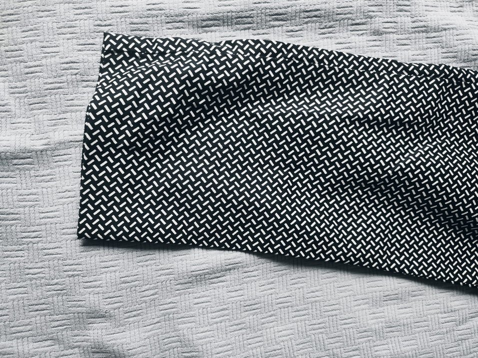 Gri Pilili Kadın Kumaş Pantolon - Görsel 4