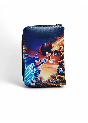 SonicShadow Baskılı Fermuarlı Çocuk Cüzdanı - Görsel 4