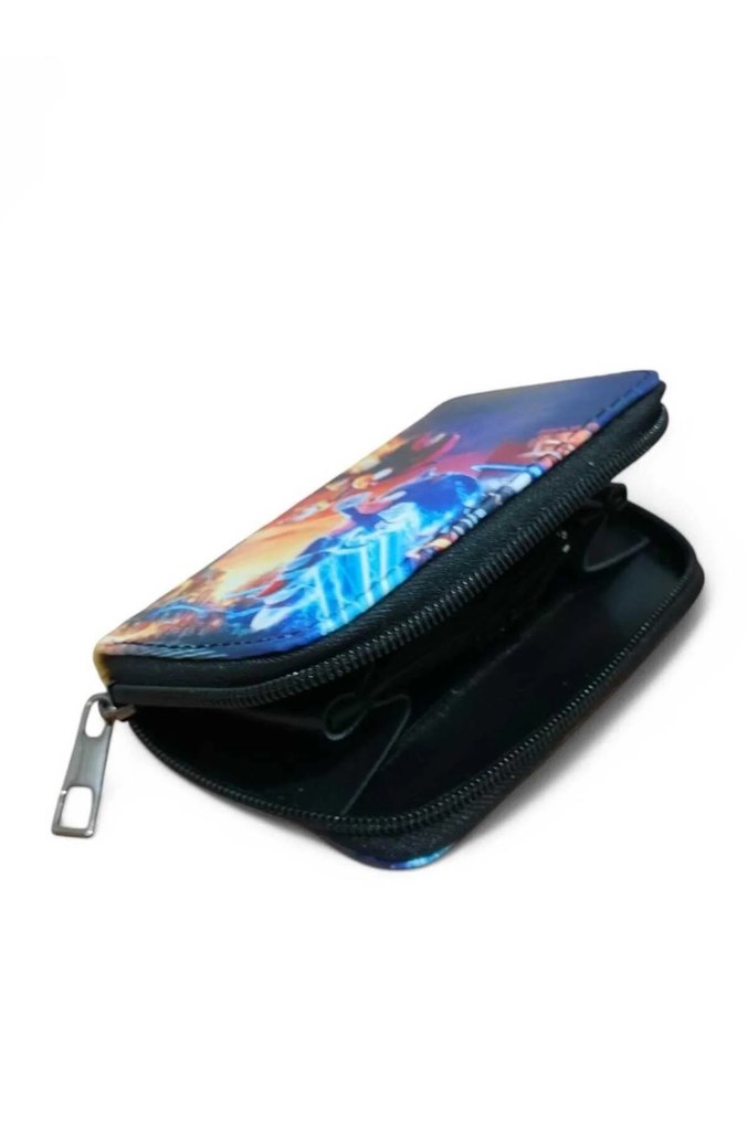 SonicShadow Baskılı Fermuarlı Çocuk Cüzdanı - Görsel 3