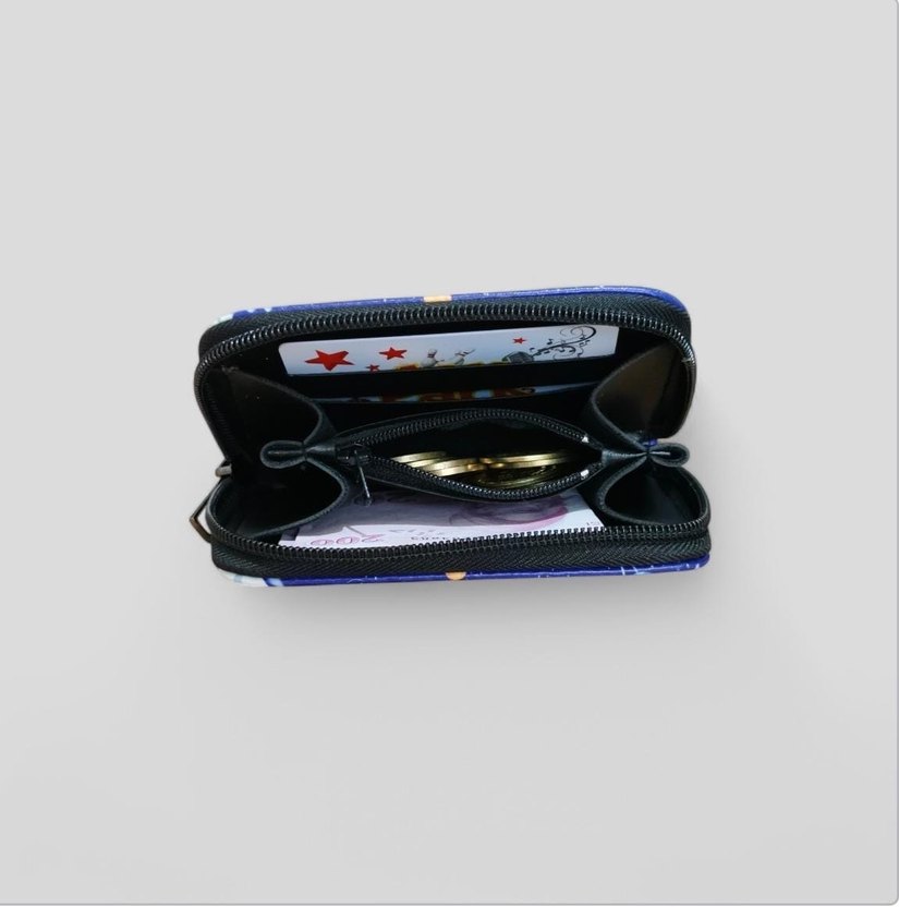 Astronot Baskılı Çocuk Cüzdan - Görsel 3