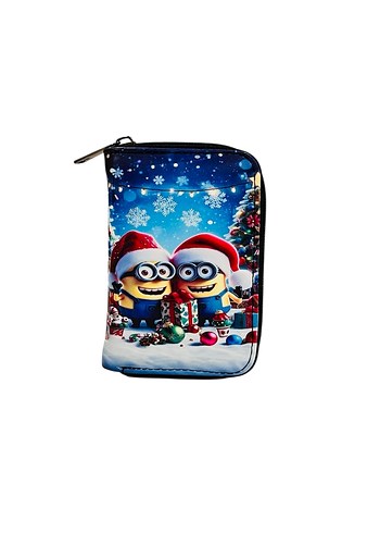 Yılbaşı temalı baskılı çocuk cüzdan - Görsel 3