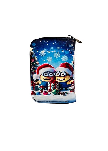 Yılbaşı temalı baskılı çocuk cüzdan - Görsel 4