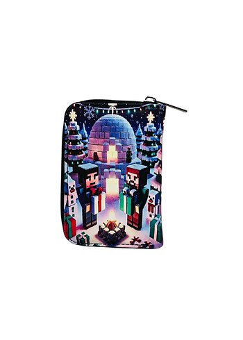 Yılbaşı temalı Minecraft baskılı çocuk cüzdan - Görsel 4