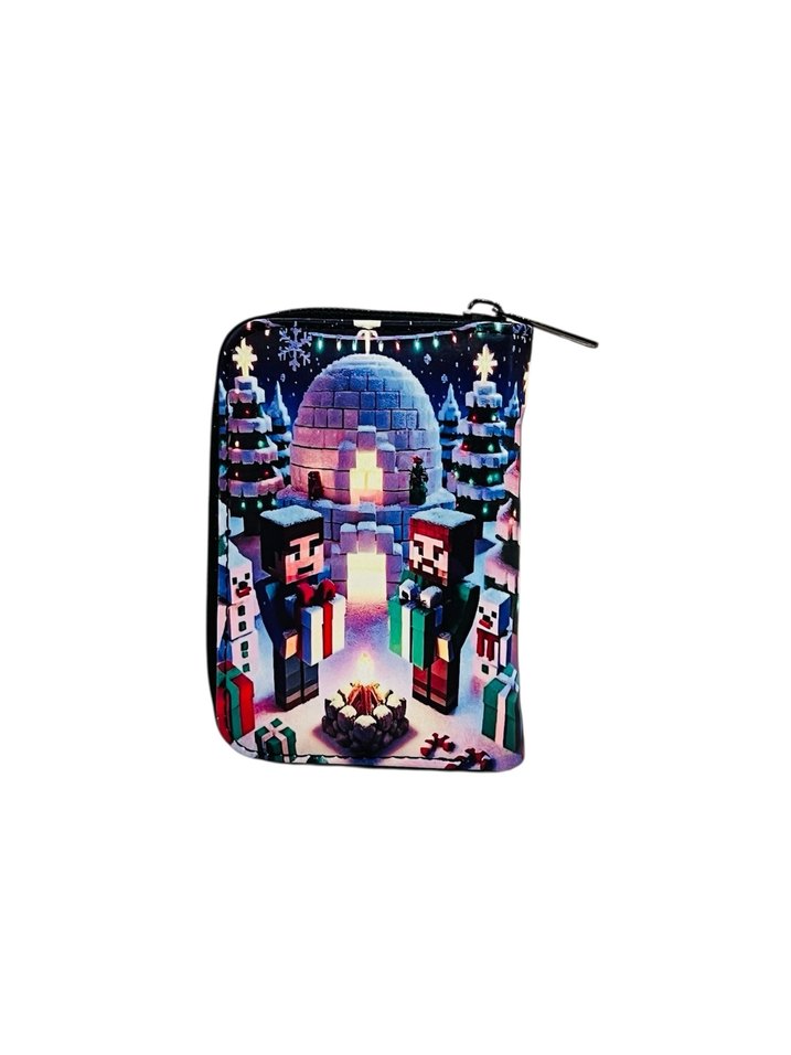 Yılbaşı temalı Minecraft baskılı çocuk cüzdan - Görsel 4