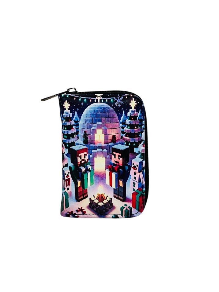 Yılbaşı temalı Minecraft baskılı çocuk cüzdan - Görsel 3