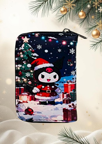 Yılbaşı temalı kuromi baskılı çocuk cüzdan  - Görsel 2