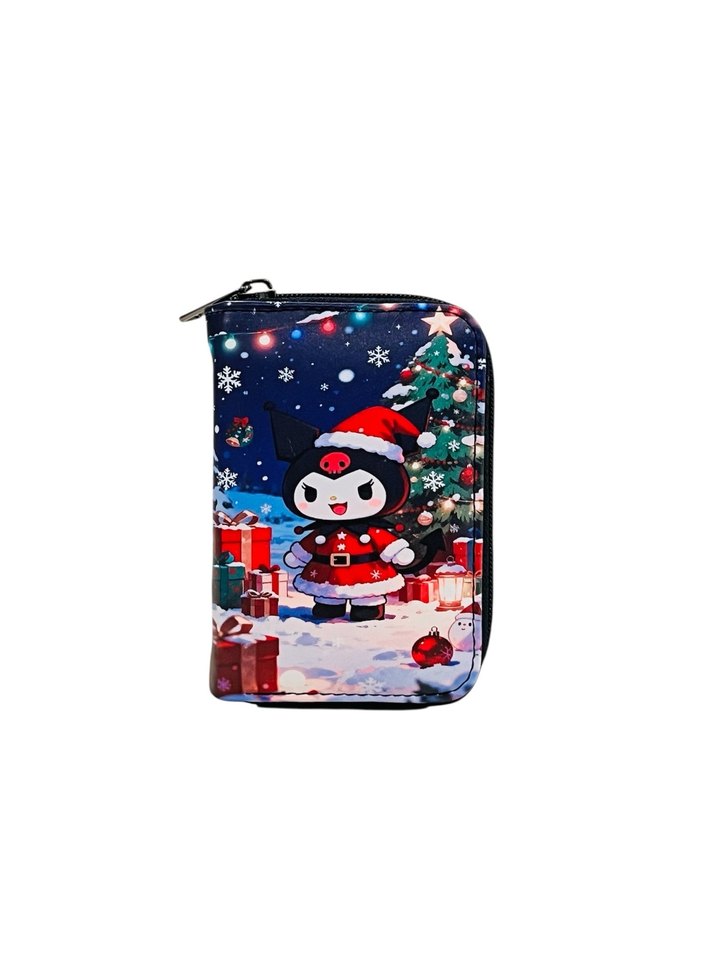 Yılbaşı temalı kuromi baskılı çocuk cüzdan  - Görsel 3