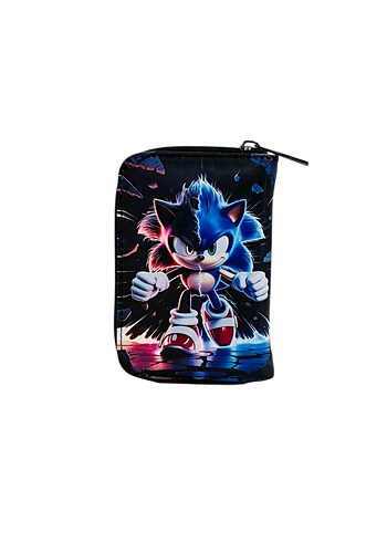 Sonic Renkli Fermuarlı Çocuk Cüzdanı - Görsel 2