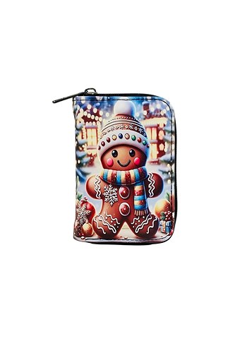 Yılbaşı temalı kurabiye adam baskılı cüzdan - Görsel 3