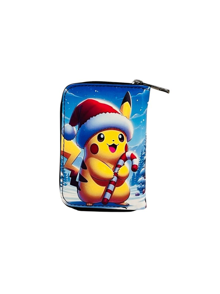 Yılbaşı temalı Pikachu baskılı çocuk cüzdan - Görsel 4