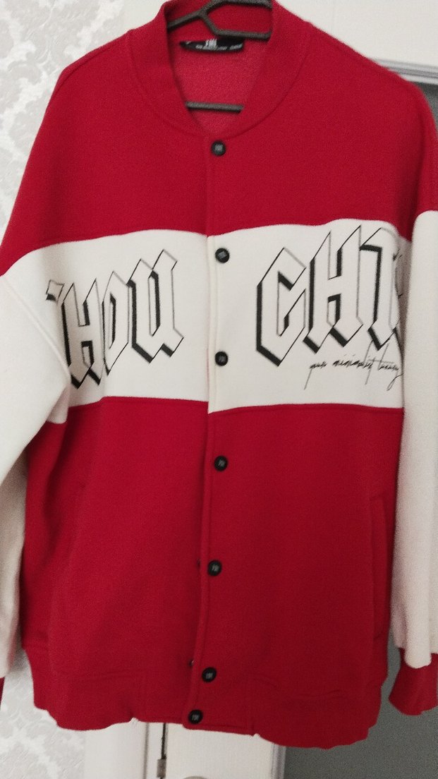 Renkli Baskılı Düğmeli Ceket - Görsel 3