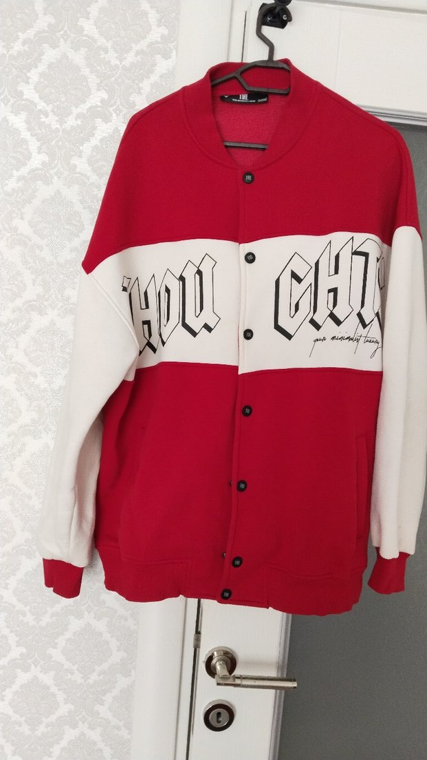 Renkli Baskılı Düğmeli Ceket - Görsel 2