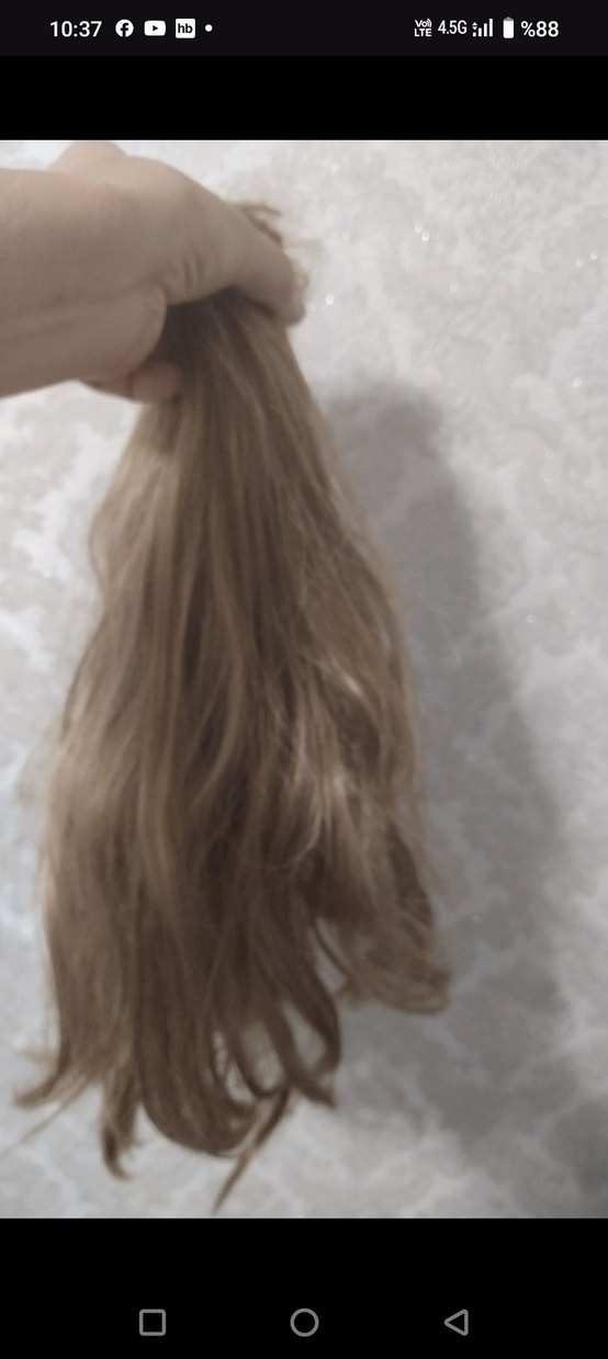 Bej Tüylü Kadın Saç Aksesuarı - Görsel 3