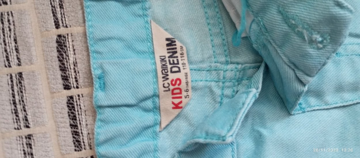 Erkek Çocuk Mavi Pastel Denim Pantolon - Görsel 3