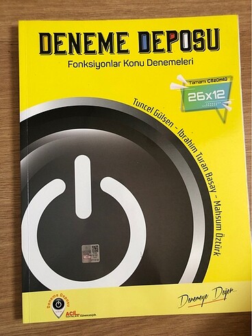 Deneme deposu acil fonksiyonlar denemesi