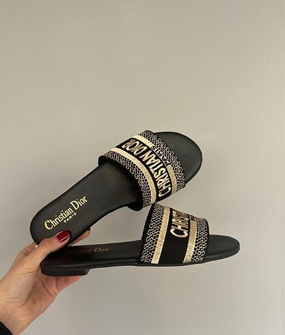 Dior Christian Dior Siyah Terlik