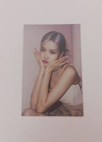 blackpink rosé photocard 