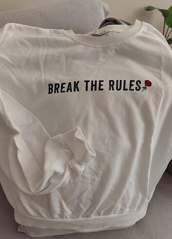 LC Waikiki Ekru baskılı Sweatshirt