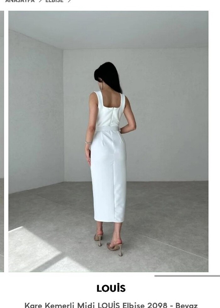 Beyaz elbise - Görsel 3