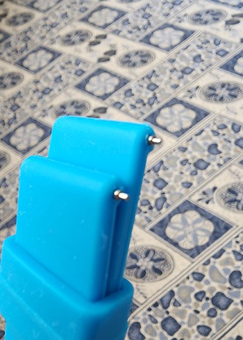 Beden mavi Renk Mavi Minimalist Erkek Saat Kayışı