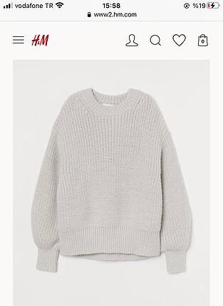 H&M örgü kazak