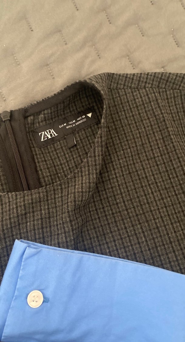 Gri Düğmeli Hamile Triko Üst - Görsel 3