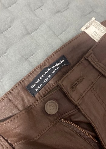 Kahverengi mum Kadın Pantolon - Görsel 2