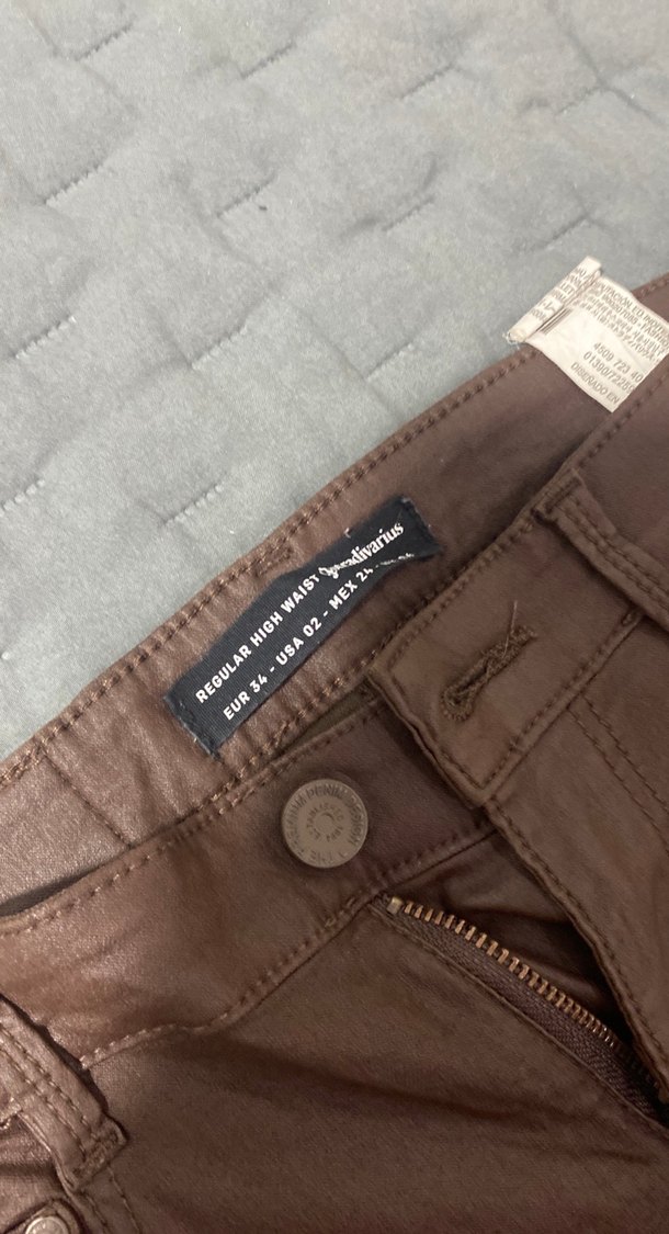 Kahverengi mum Kadın Pantolon - Görsel 2