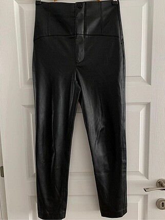 Zara Deri Ve Saten Pantolon