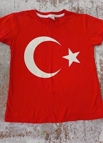 Türk bayraklı tişört 